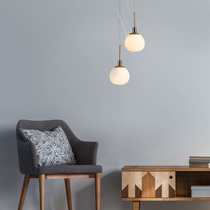 Maytoni MOD221-PL-01-G - Chandelier on a string ERICH 1xE14/40W/230V copper
