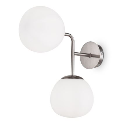 Maytoni MOD221-WL-02-N - Wall light ERICH 2xE14/40W/230V matte chrome