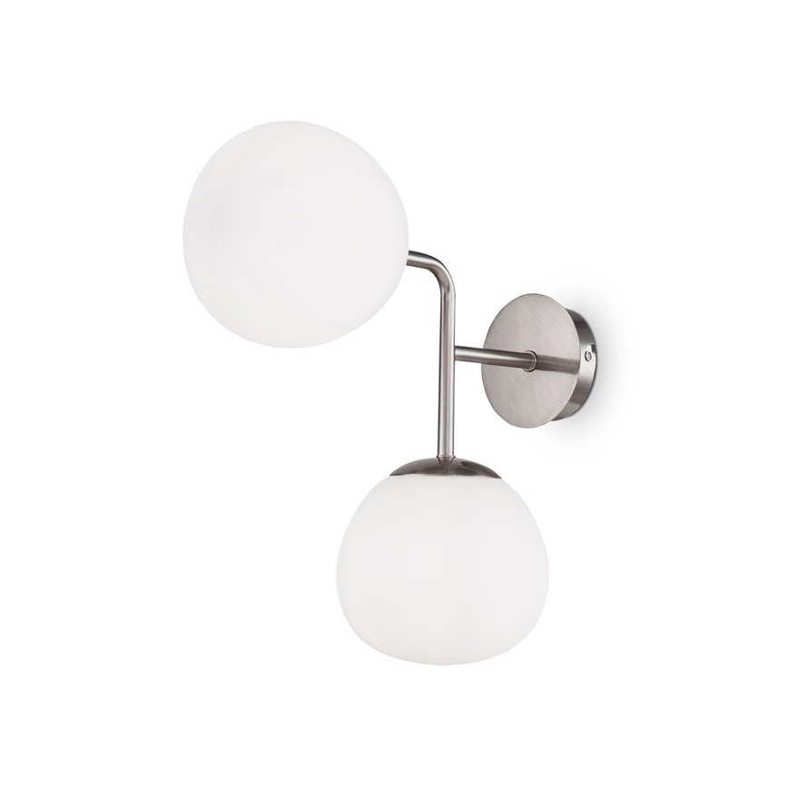 Maytoni MOD221-WL-02-N - Wall light ERICH 2xE14/40W/230V matte chrome
