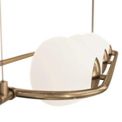 Maytoni MOD221PL-03BS - Chandelier on a pole ERICH 3xE14/40W/230V copper