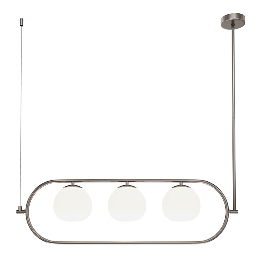Maytoni MOD221PL-03N - Chandelier on a pole ERICH 3xE14/40W/230V matte chrome