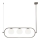 Maytoni MOD221PL-03N - Chandelier on a pole ERICH 3xE14/40W/230V matte chrome