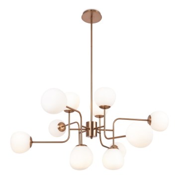 Maytoni MOD221PL-12G - Chandelier on a pole ERICH 12xE14/40W/230V copper