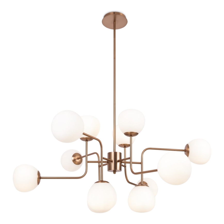 Maytoni MOD221PL-12G - Chandelier on a pole ERICH 12xE14/40W/230V copper