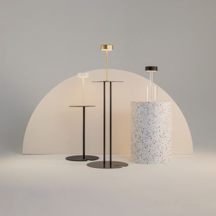 Maytoni MOD229TL-L3B3K1 - LED Dimmable rechargeable portable table lamp LED/3W/5V 2200-4000K black/clear