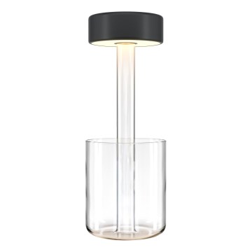 Maytoni MOD229TL-L3B3K1 - LED Dimmable rechargeable portable table lamp LED/3W/5V 2200-4000K black/clear