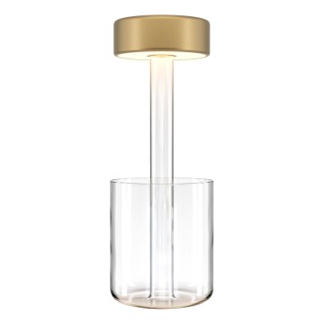 Maytoni MOD229TL-L3G3K1 - LED Dimmable rechargeable portable table lamp LED/3W/5V 2200-4000K gold/clear