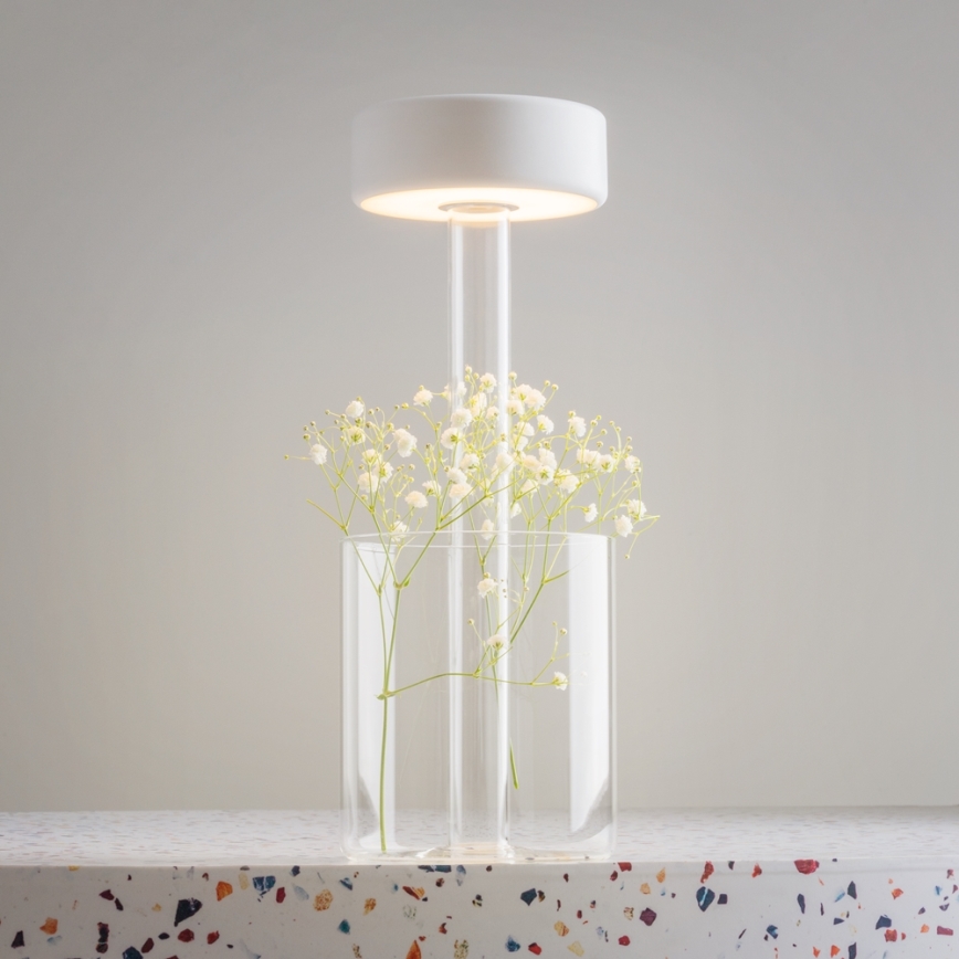 Maytoni MOD229TL-L3W3K1 - LED Dimmable rechargeable portable table lamp LED/3W/5V 2200-4000K white/clear