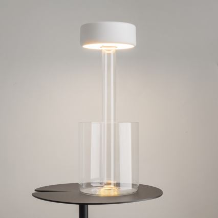 Maytoni MOD229TL-L3W3K1 - LED Dimmable rechargeable portable table lamp LED/3W/5V 2200-4000K white/clear