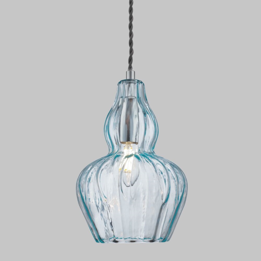 Maytoni MOD238-PL-01-BL - Chandelier on a string EUSTOMA 1xE14/40W/230V blue