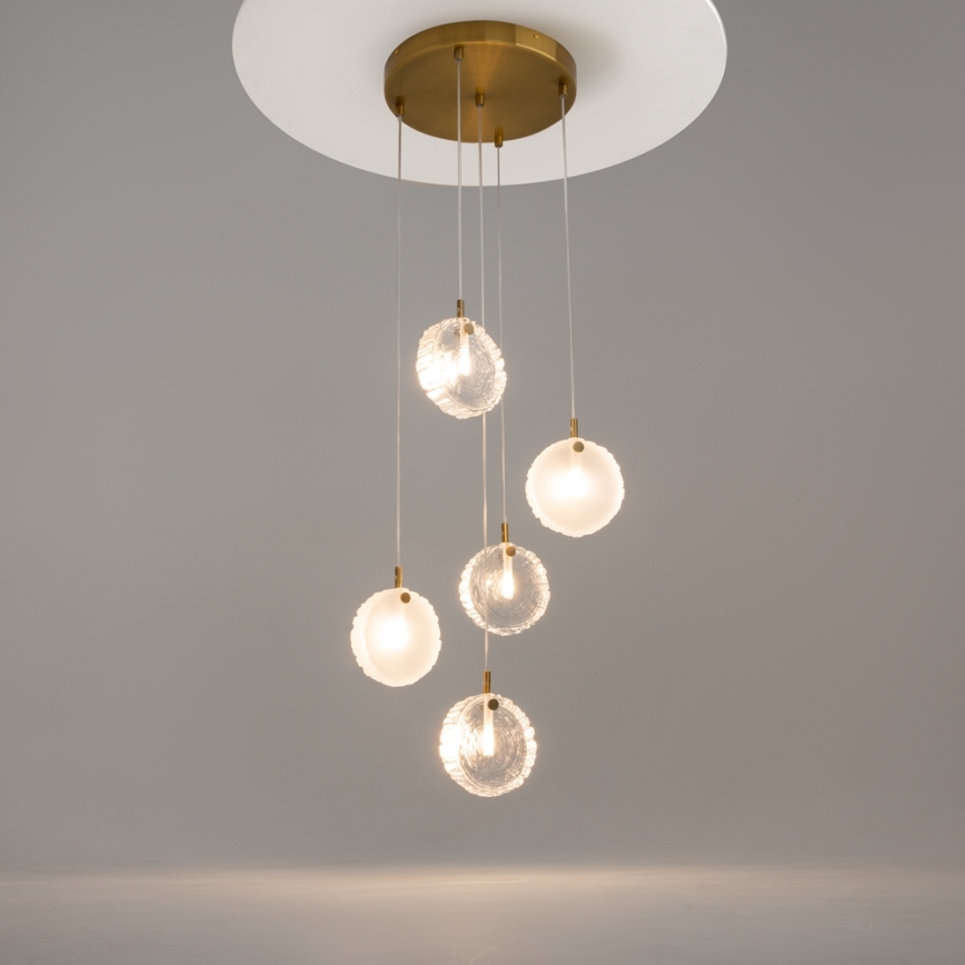 Maytoni MOD254PL-05BS - Chandelier on a string FROZEN 5xG4/28W/230V brass