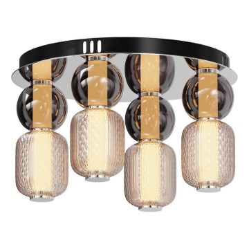 Maytoni MOD273CL-L60CH3K - LED Ceiling light DROP 4xLED/15W/230V d. 43 cm shiny chrome