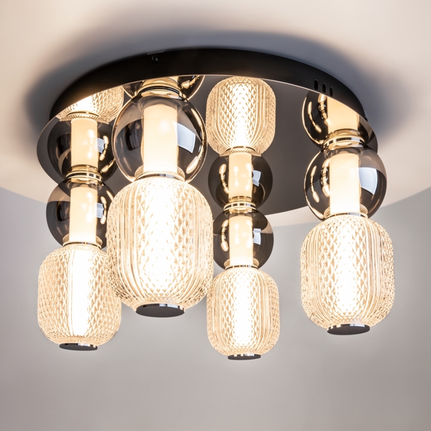 Maytoni MOD273CL-L60CH3K - LED Ceiling light DROP 4xLED/15W/230V d. 43 cm shiny chrome