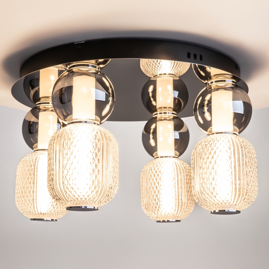 Maytoni MOD273CL-L60CH3K - LED Ceiling light DROP 4xLED/15W/230V d. 43 cm shiny chrome