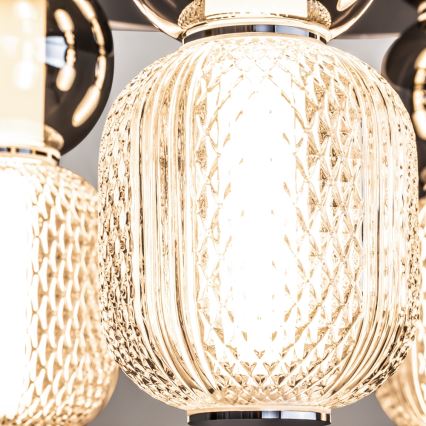 Maytoni MOD273CL-L60CH3K - LED Ceiling light DROP 4xLED/15W/230V d. 43 cm shiny chrome