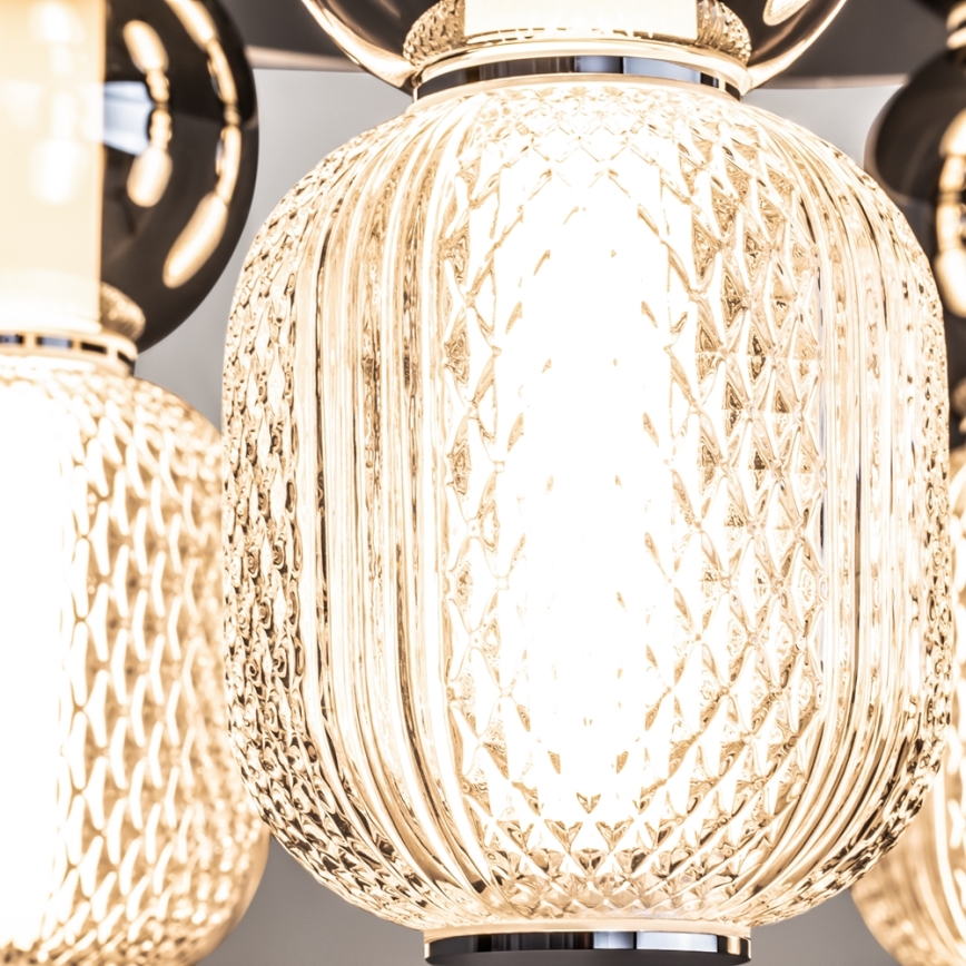 Maytoni MOD273CL-L60CH3K - LED Ceiling light DROP 4xLED/15W/230V d. 43 cm shiny chrome