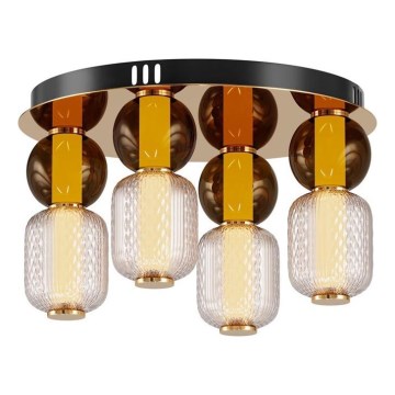 Maytoni MOD273CL-L60G3K - LED Ceiling light DROP 4xLED/15W/230V d. 43 cm gold