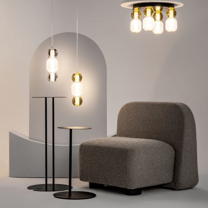 Maytoni MOD273CL-L60G3K - LED Ceiling light DROP 4xLED/15W/230V d. 43 cm gold