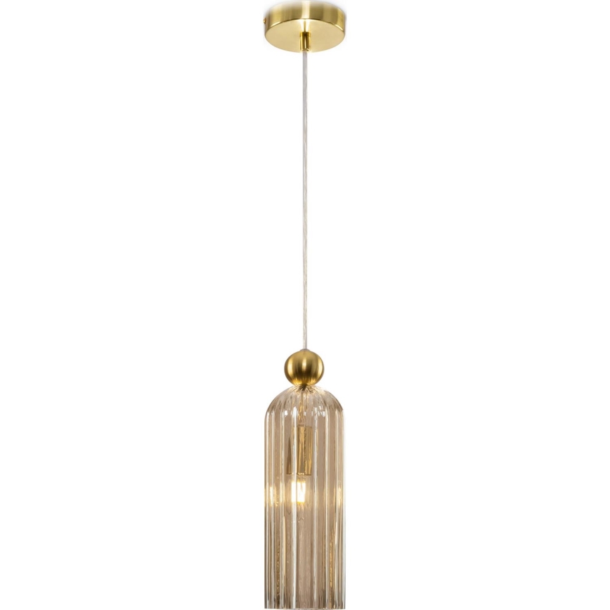 Maytoni MOD302PL-01CG - Chandelier on a string ANTIC 1xE14/40W/230V gold/beige