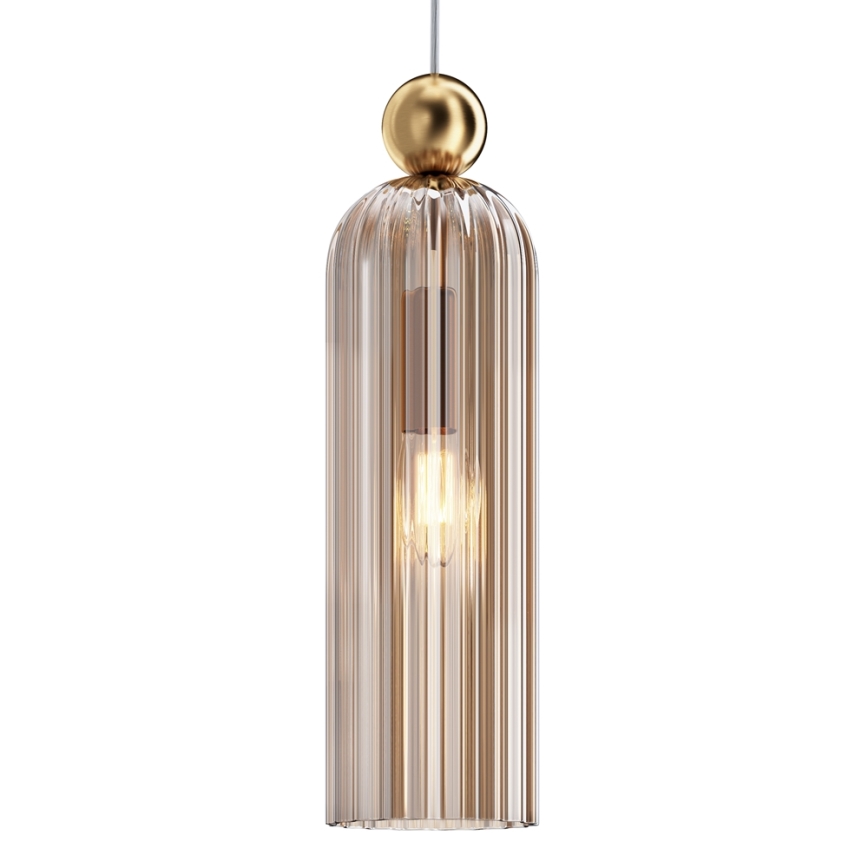 Maytoni MOD302PL-01CG - Chandelier on a string ANTIC 1xE14/40W/230V gold/beige
