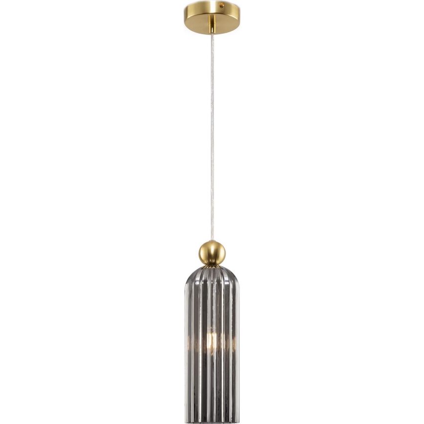 Maytoni MOD302PL-01GR - Chandelier on a string ANTIC 1xE14/40W/230V gold/grey