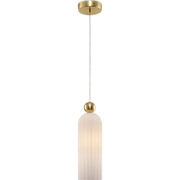 Maytoni MOD302PL-01W - Chandelier on a string ANTIC 1xE14/40W/230V gold/white