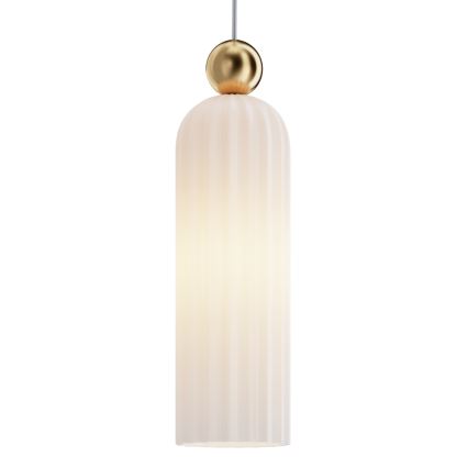 Maytoni MOD302PL-01W - Chandelier on a string ANTIC 1xE14/40W/230V gold/white