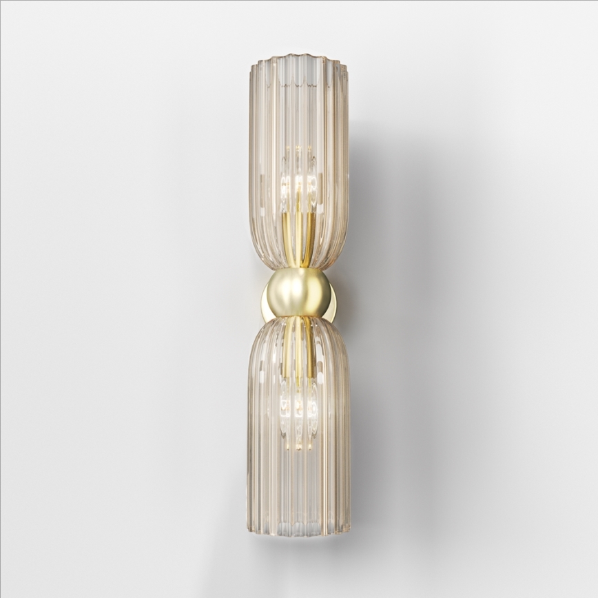 Maytoni MOD302WL-02CG - Wall light ANTIC 2xE14/40W/230V gold/beige