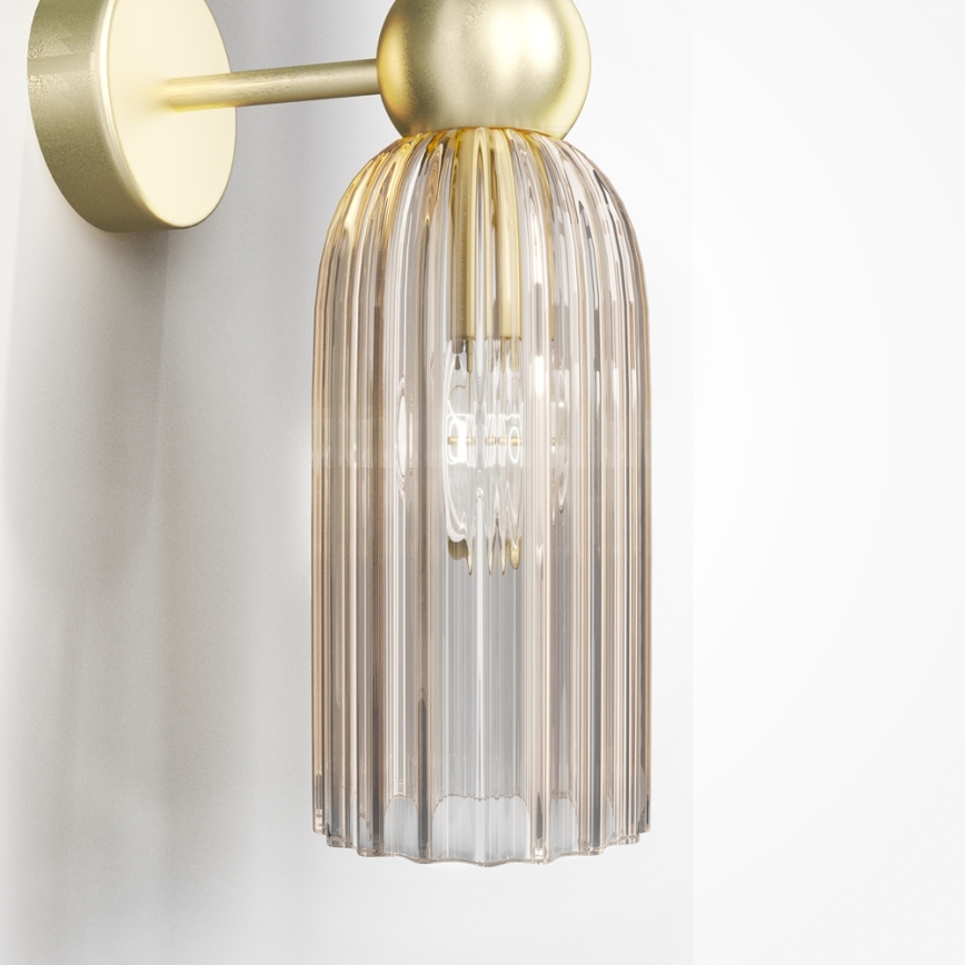 Maytoni MOD302WL-02CG - Wall light ANTIC 2xE14/40W/230V gold/beige