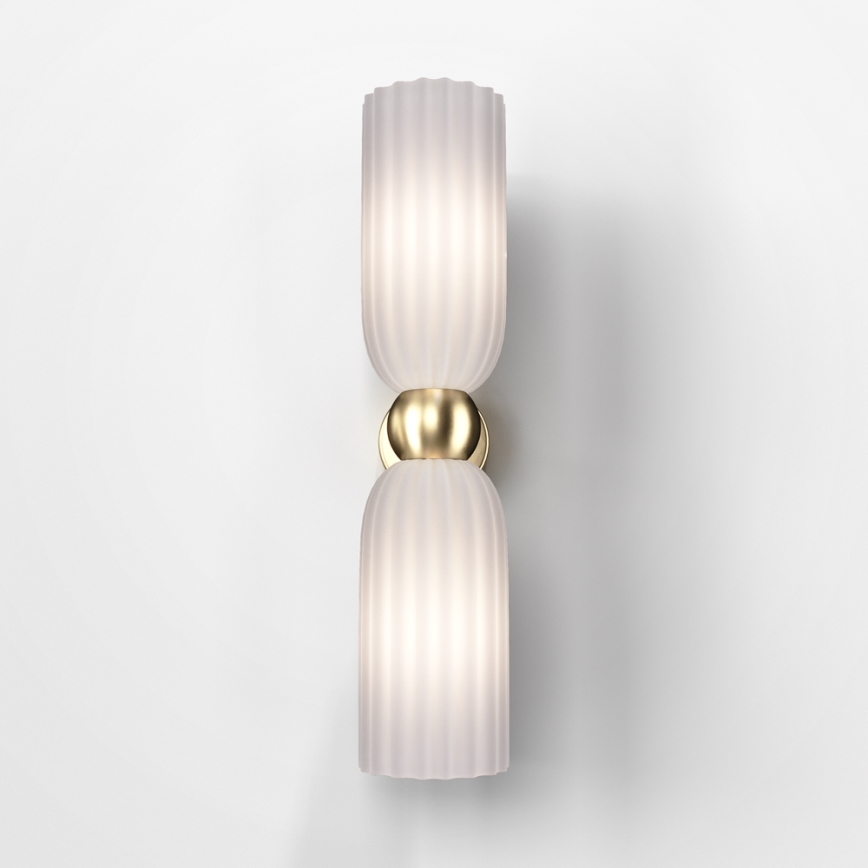 Maytoni MOD302WL-02W - Wall light ANTIC 2xE14/40W/230V gold/white