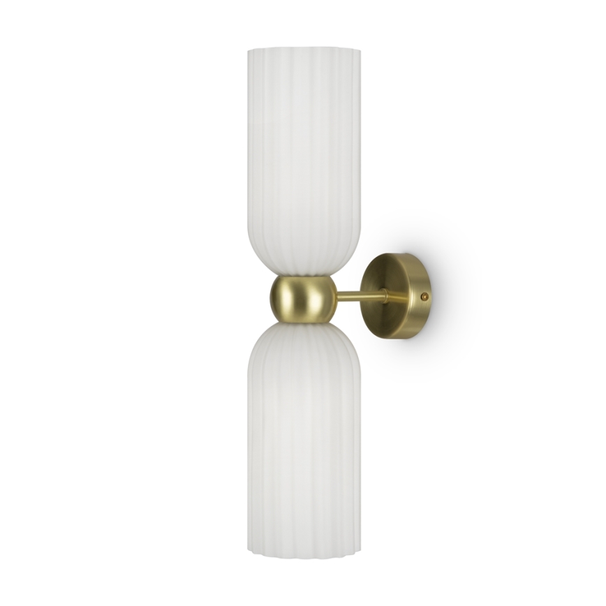 Maytoni MOD302WL-02W - Wall light ANTIC 2xE14/40W/230V gold/white
