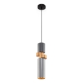Maytoni MOD303PL-01CFL2 - Chandelier on a string PALETTE 1xGU10/40W/230V grey/gold