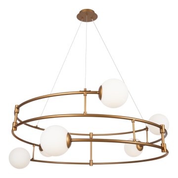 Maytoni MOD317PL-06G - Chandelier on a string BALANCE 6xG9/40W/230V copper