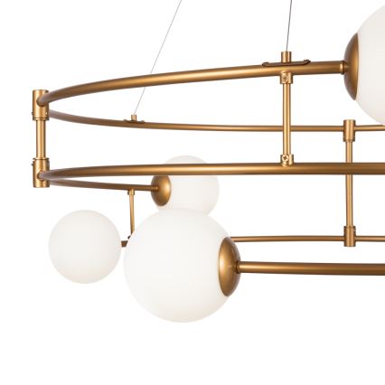 Maytoni MOD317PL-06G - Chandelier on a string BALANCE 6xG9/40W/230V copper
