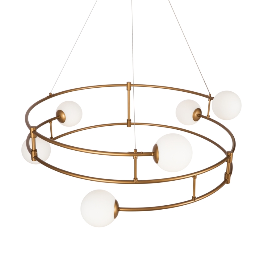Maytoni MOD317PL-06G - Chandelier on a string BALANCE 6xG9/40W/230V copper