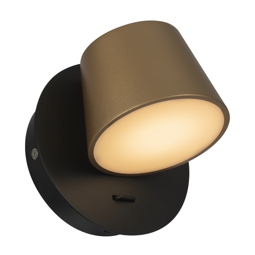 Maytoni MOD421WL-L6BBS3K - LED Wall light PIXEL 7W/230V 3000K gold/black