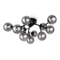 Maytoni MOD545CL-12B - DALLAS ceiling light, 12× G9 (max. 28 W), 230 V, black / smoked glass