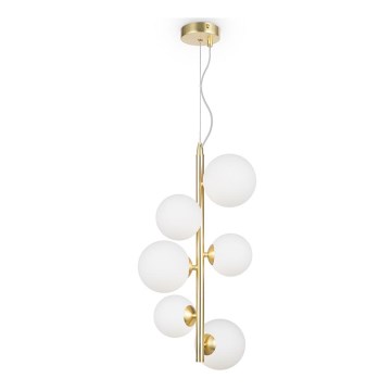 Maytoni MOD545PL-06BS - Chandelier on a string DALLAS 6xG9/28W/230V gold