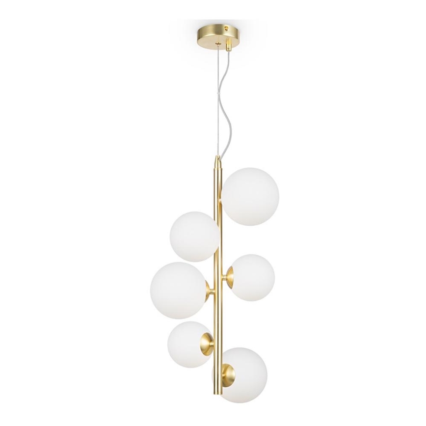 Maytoni MOD545PL-06BS - Chandelier on a string DALLAS 6xG9/28W/230V gold