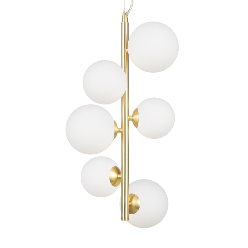 Maytoni MOD545PL-06BS - Chandelier on a string DALLAS 6xG9/28W/230V gold