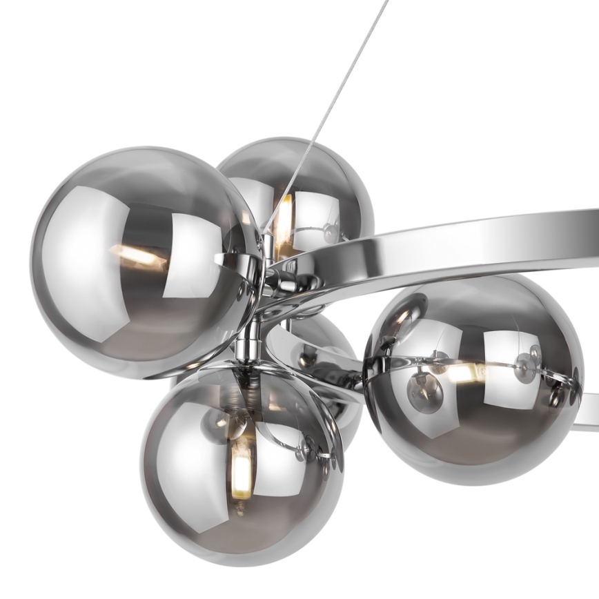 Maytoni MOD545PL-11CH - Chandelier on a string DALLAS 11xG9/28W/230V chrome