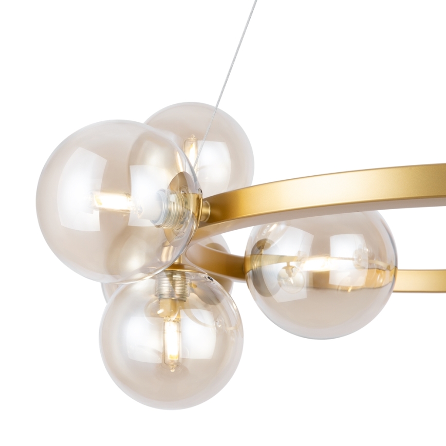 Maytoni MOD545PL-11G - Chandelier on a string DALLAS 11xG9/28W/230V brass