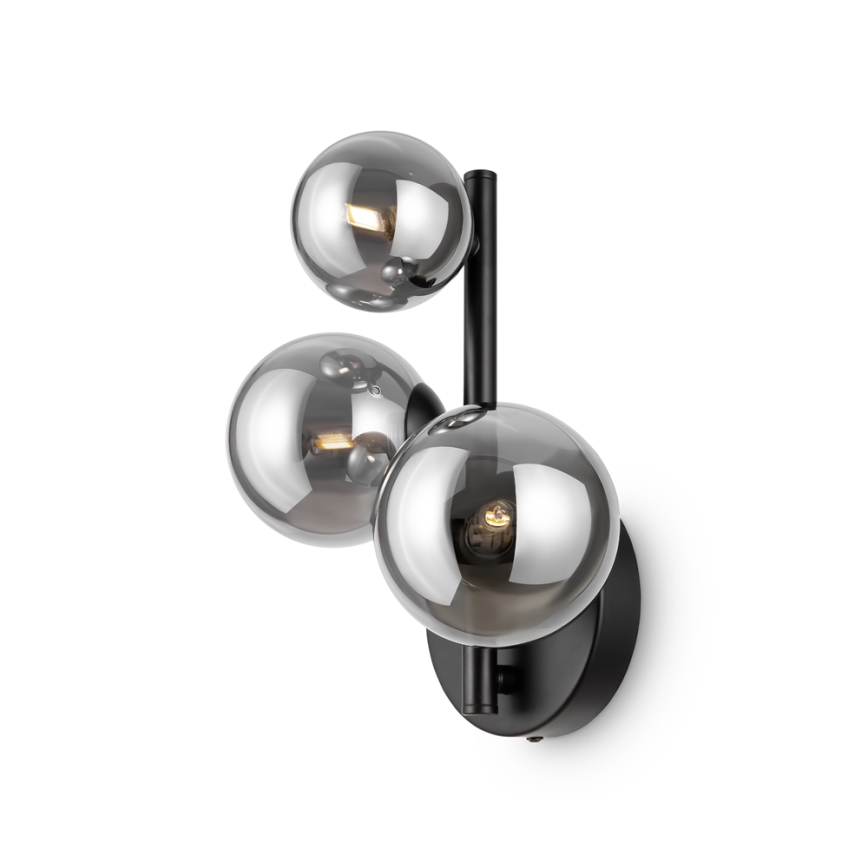 Maytoni MOD545WL-03B - Wall light DALLAS 3xG9/28W/230V black