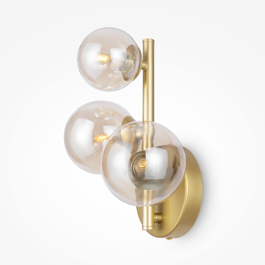 Maytoni MOD545WL-03G - Wall light DALLAS 3xG9/28W/230V brass
