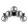 Maytoni MOD547WL-05B - Wall light DALLAS 5xG9/28W/230V black