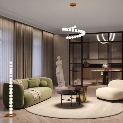 Maytoni MOD555PL-L35G3K - LED Chandelier on a string AMULET LED/40W/230V 3000K gold