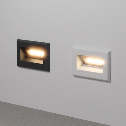 Maytoni O045SL-L3W3K - LED Outdoor built-in light BOSCA LED/3W/230V 3000K IP65 white