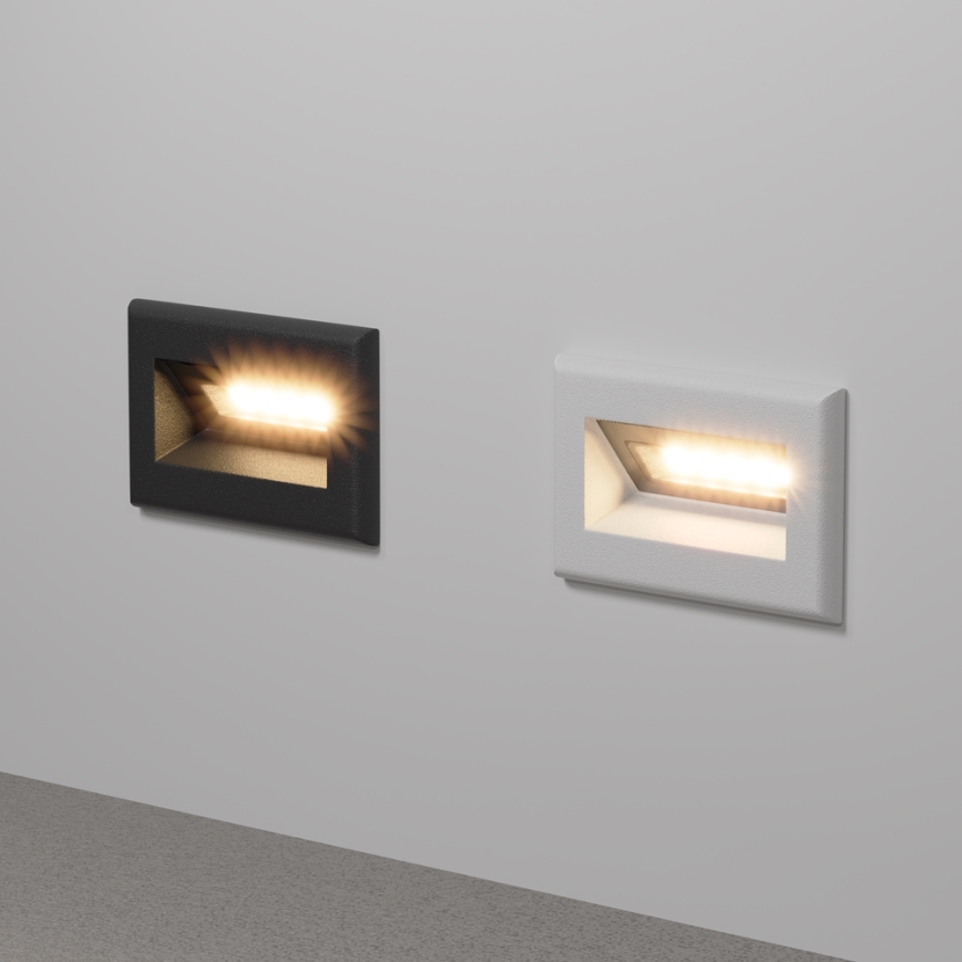 Maytoni O045SL-L3W3K - LED Outdoor built-in light BOSCA LED/3W/230V 3000K IP65 white