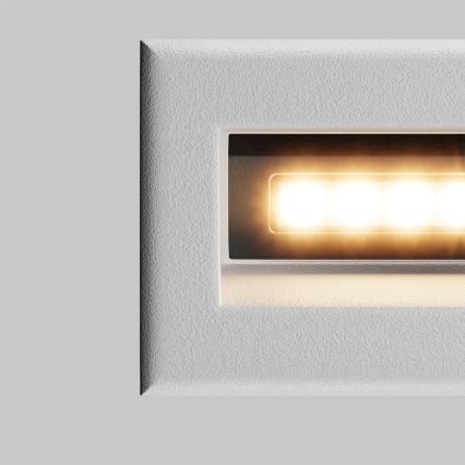 Maytoni O045SL-L3W3K - LED Outdoor built-in light BOSCA LED/3W/230V 3000K IP65 white