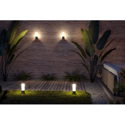 Maytoni O418FL-01B - Outdoor lamp WILLIS 1xE27/60W/230V 30 cm IP54 black
